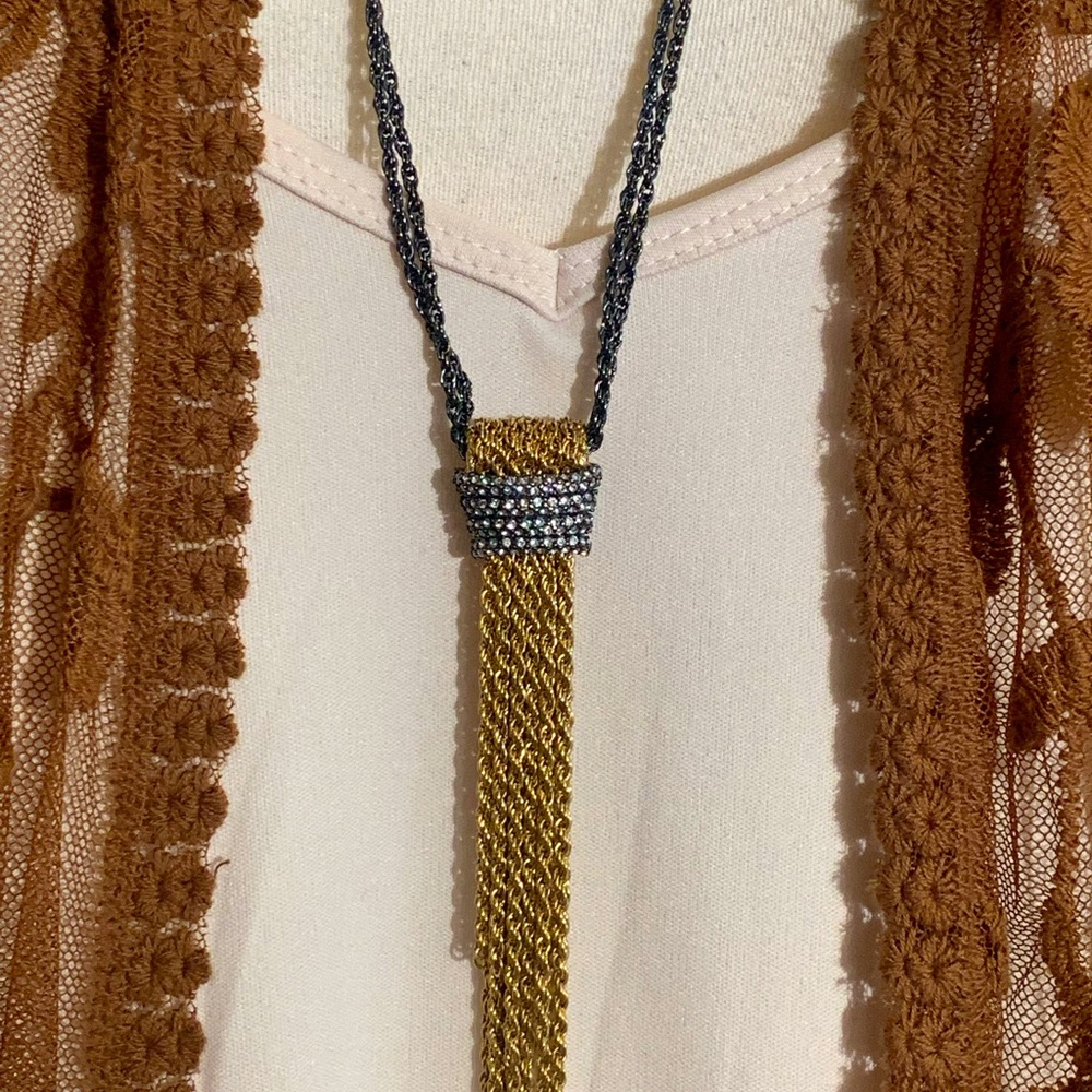 Retired Stella and Dot stunning long tassel
